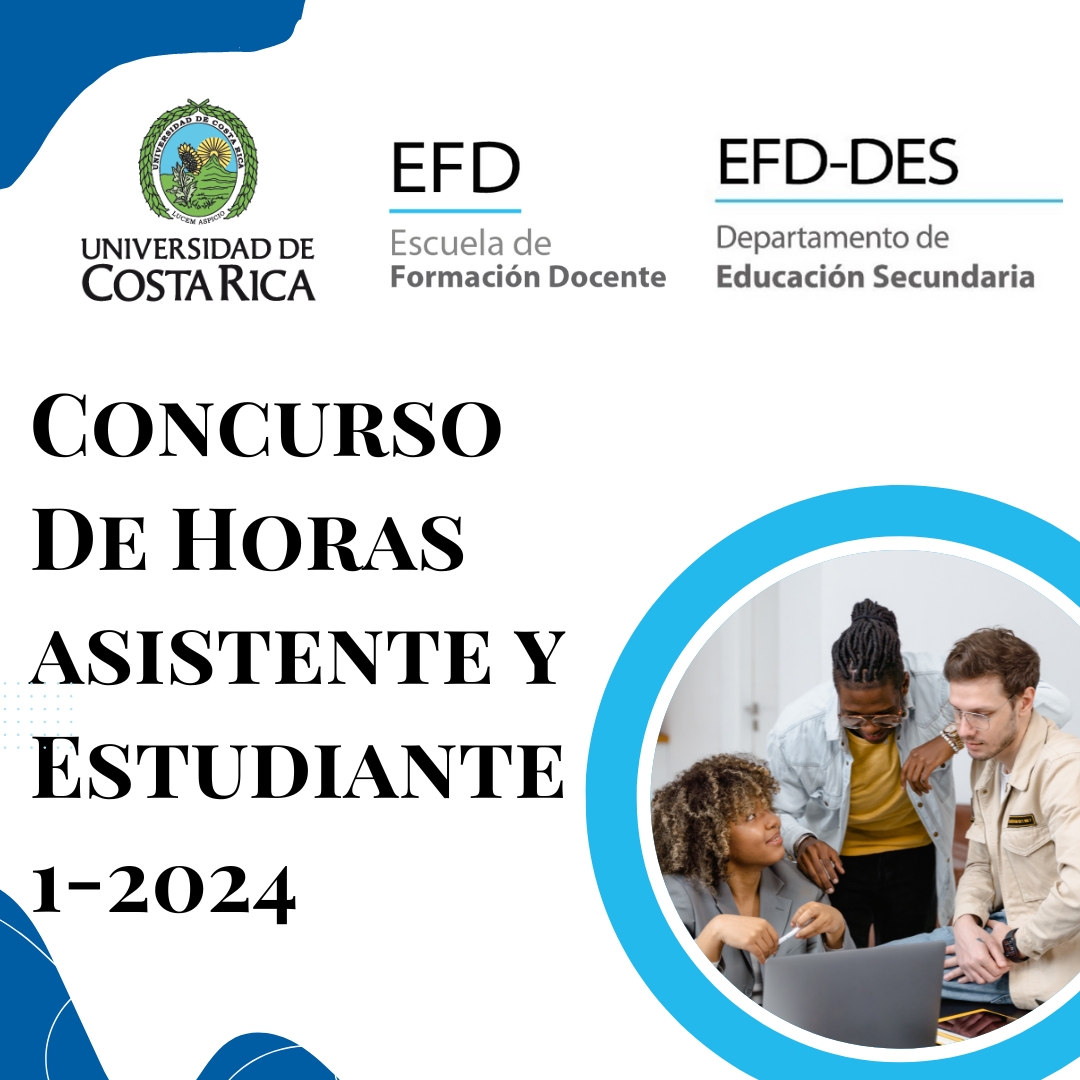 CONCURSO HORAS ASISTENTE Y HORAS ESTUDIANTE I CICLO 2024